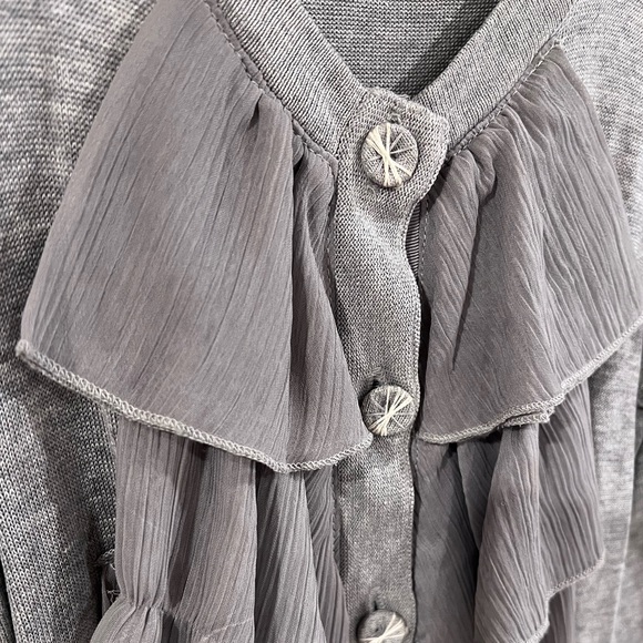 Twelve by Twelve Ruffle Cardigan Size XS - Picture 5 of 5